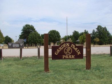Sign at entrance of Garden Plain park